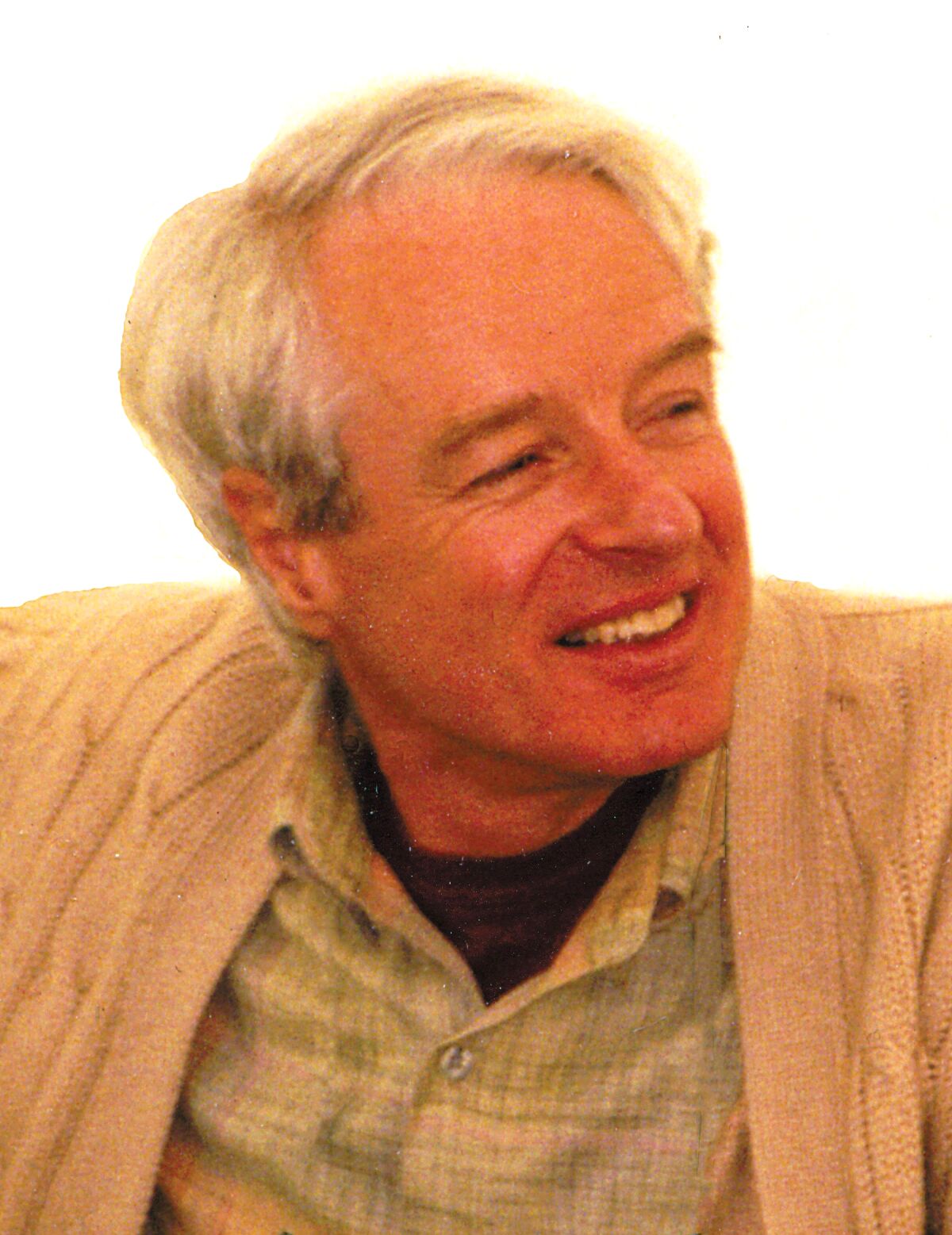 A close-up portrait of author Adam Hochschild 