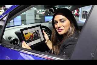 L.A. Auto Show: Wifi access demonstration in Chevrolet Trax