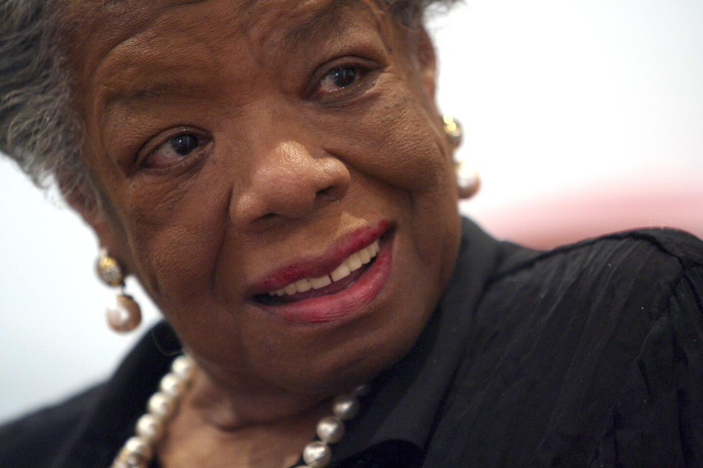 American poet and novelist Maya Angelou died on May 28 at 86. A private memorial service was held on June 7 in Winston-Salem, N.C.