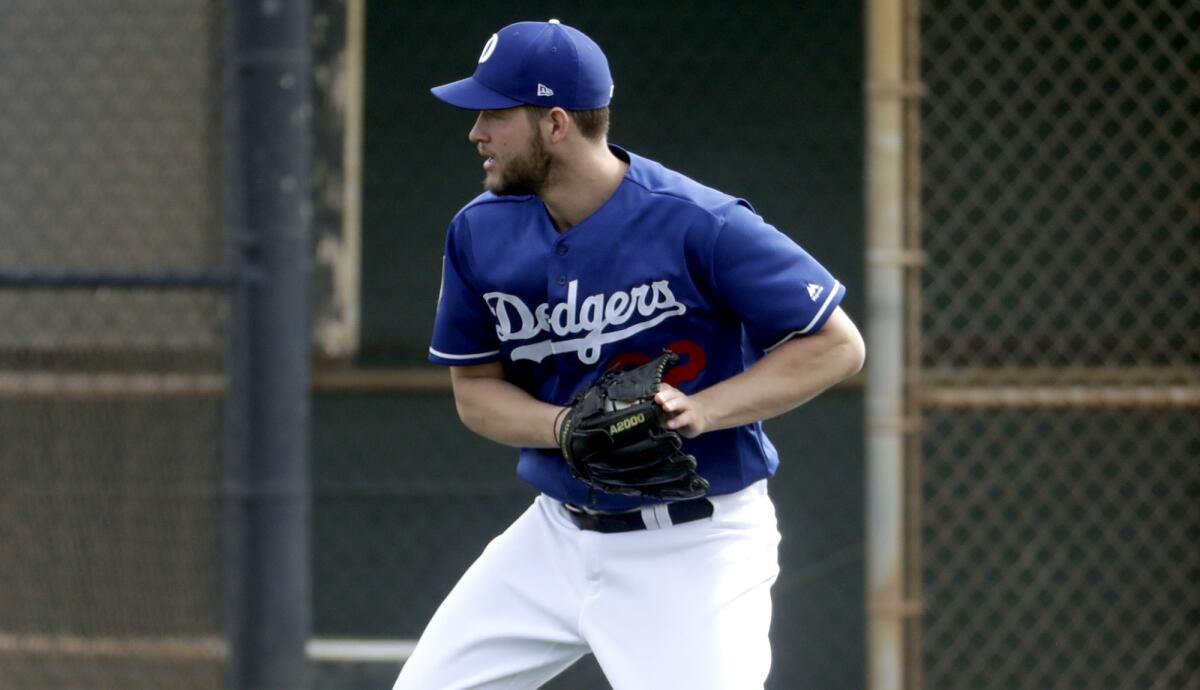 Dodgers pitcher Clayton Kershaw is trying to regain velocity on his fastball.