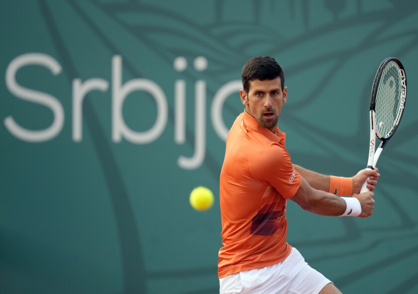 Djokovic podrá jugar el Abierto de Italia - San Diego Union-Tribune en Español