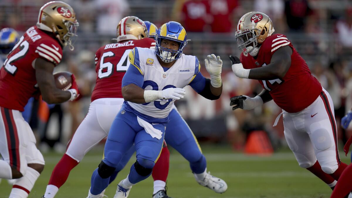 Rams-49ers: Los Angeles eliminated from playoffs with 34-31 loss to San  Francisco - ABC7 Los Angeles