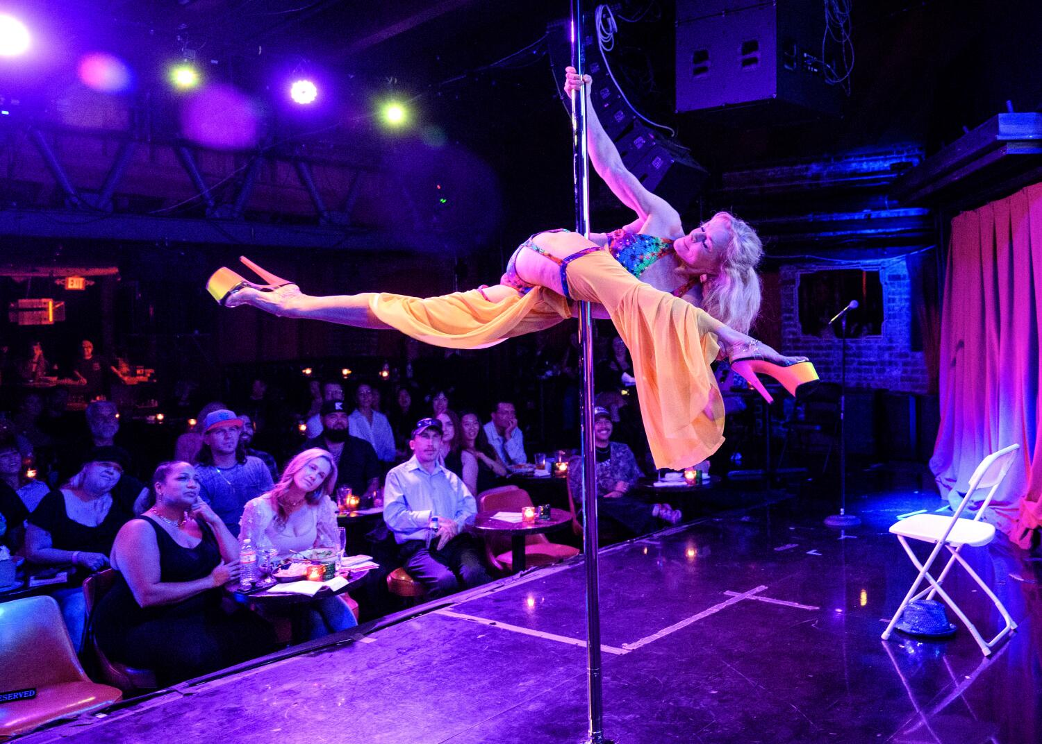 This 71-year-old pole dancer defies expectations — and gravity — in age-obsessed L.A.