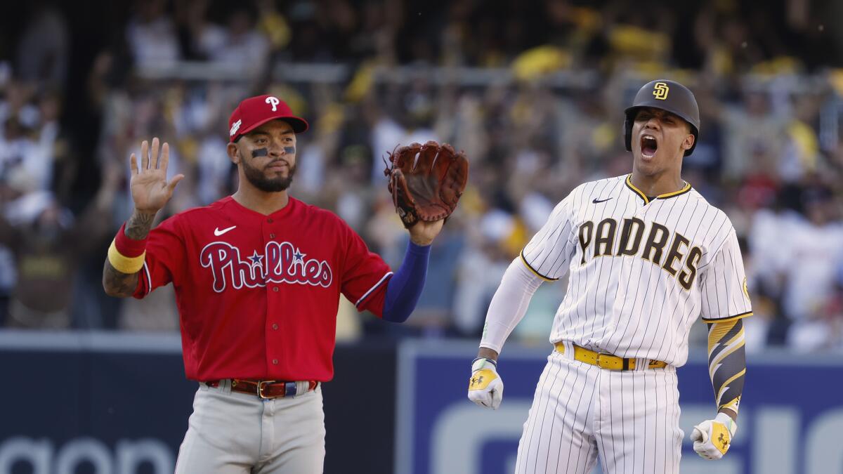 Cronenworth, Padres rally to stun Dodgers 5-3 to reach NLCS