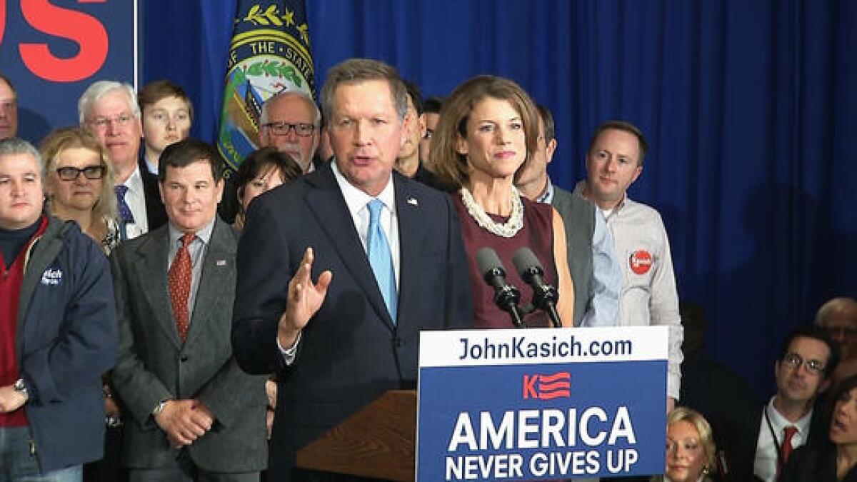 Gov. John Kasich of Ohio after the New Hampshire primary.