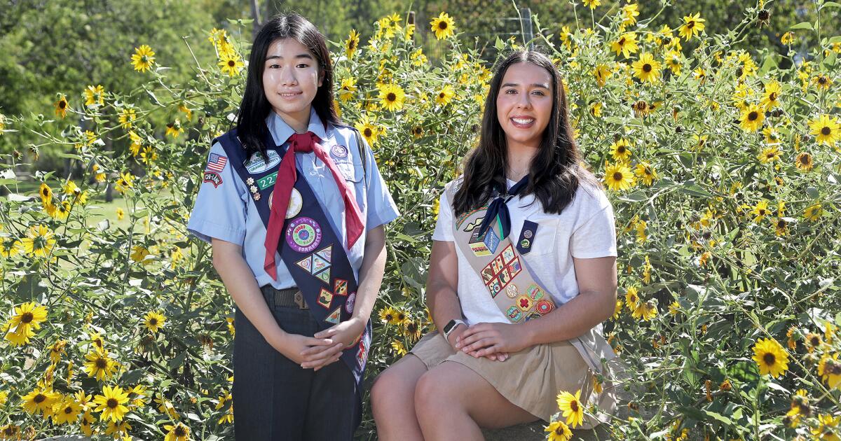 4 Local Girl Scouts Earn Gold Award Honor Los Angeles Times