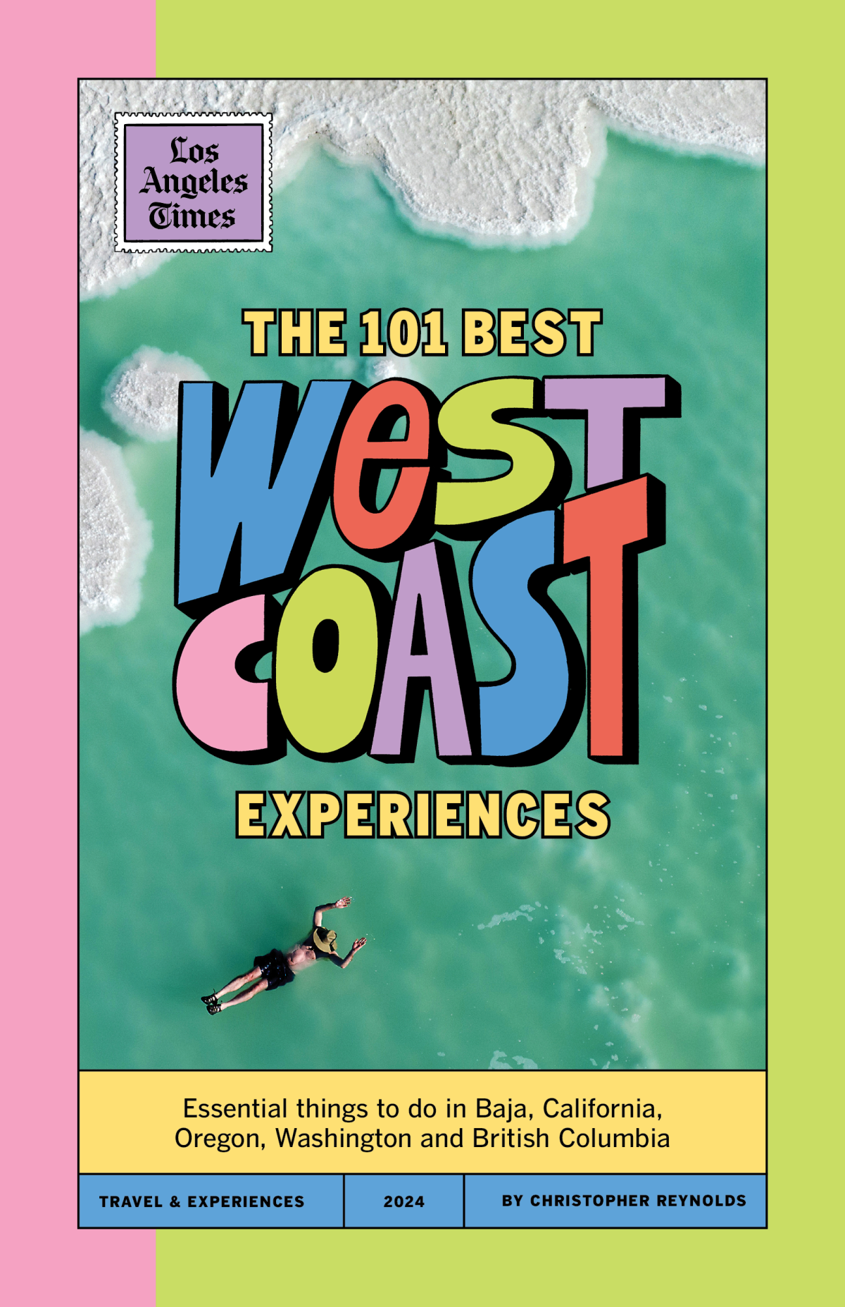 Portada de la revista 101 mejores experiencias de la costa oeste.