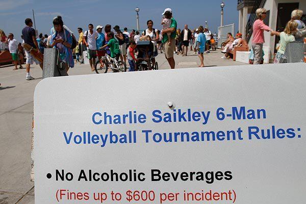 Six-Man Volleyball Tournament in Manhattan Beach