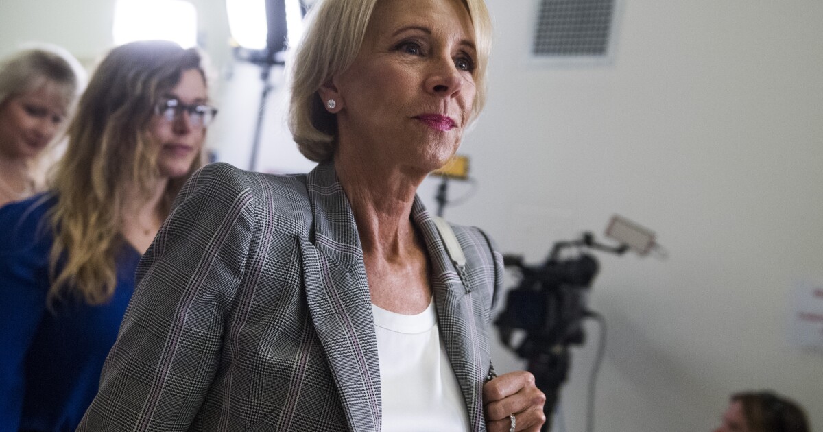 Judge rips into Trump Education chief Betsy DeVos over student debt