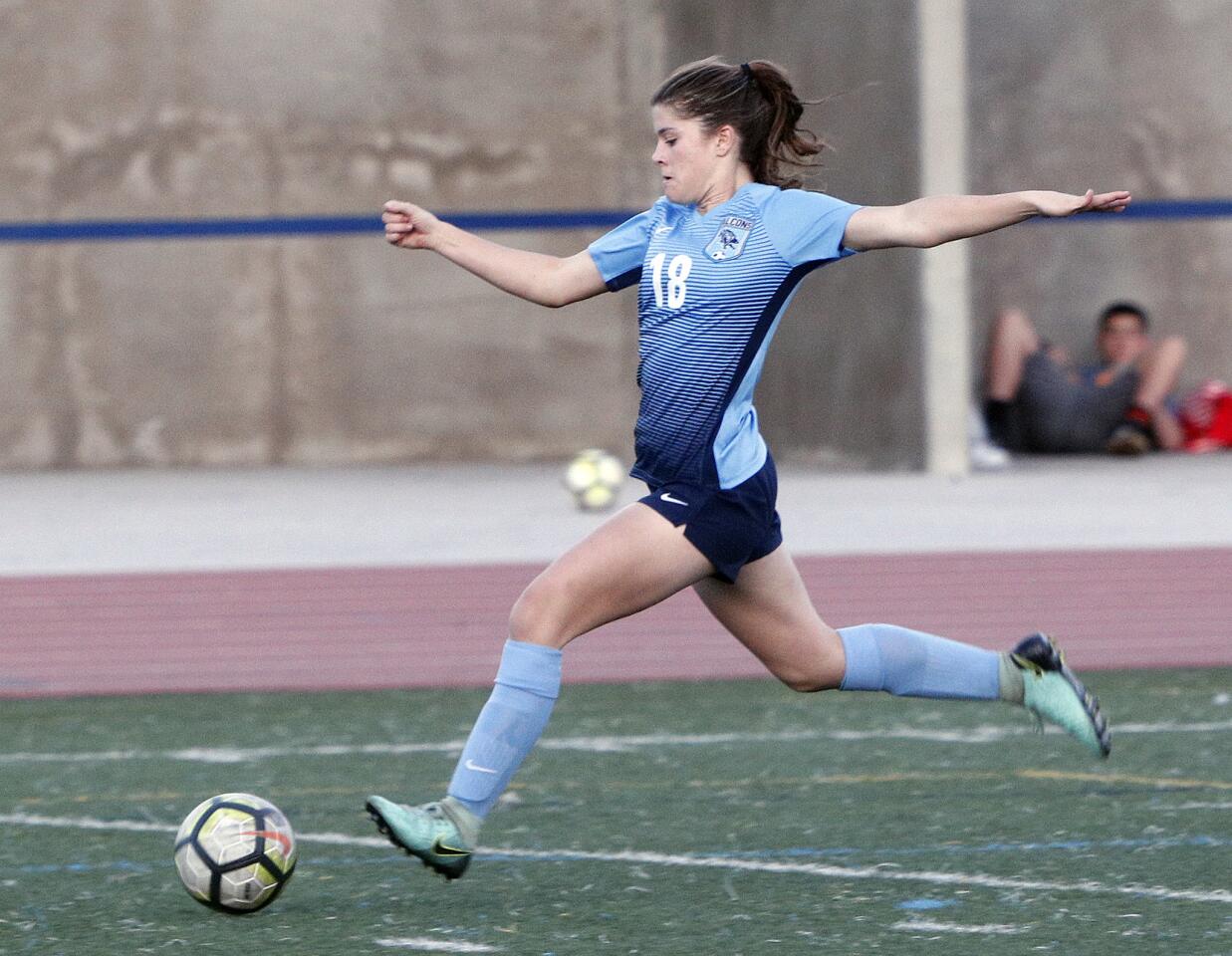 Photo Gallery: Crescenta Valley vs. Flintridge Sacred Heart Academy girls' soccer