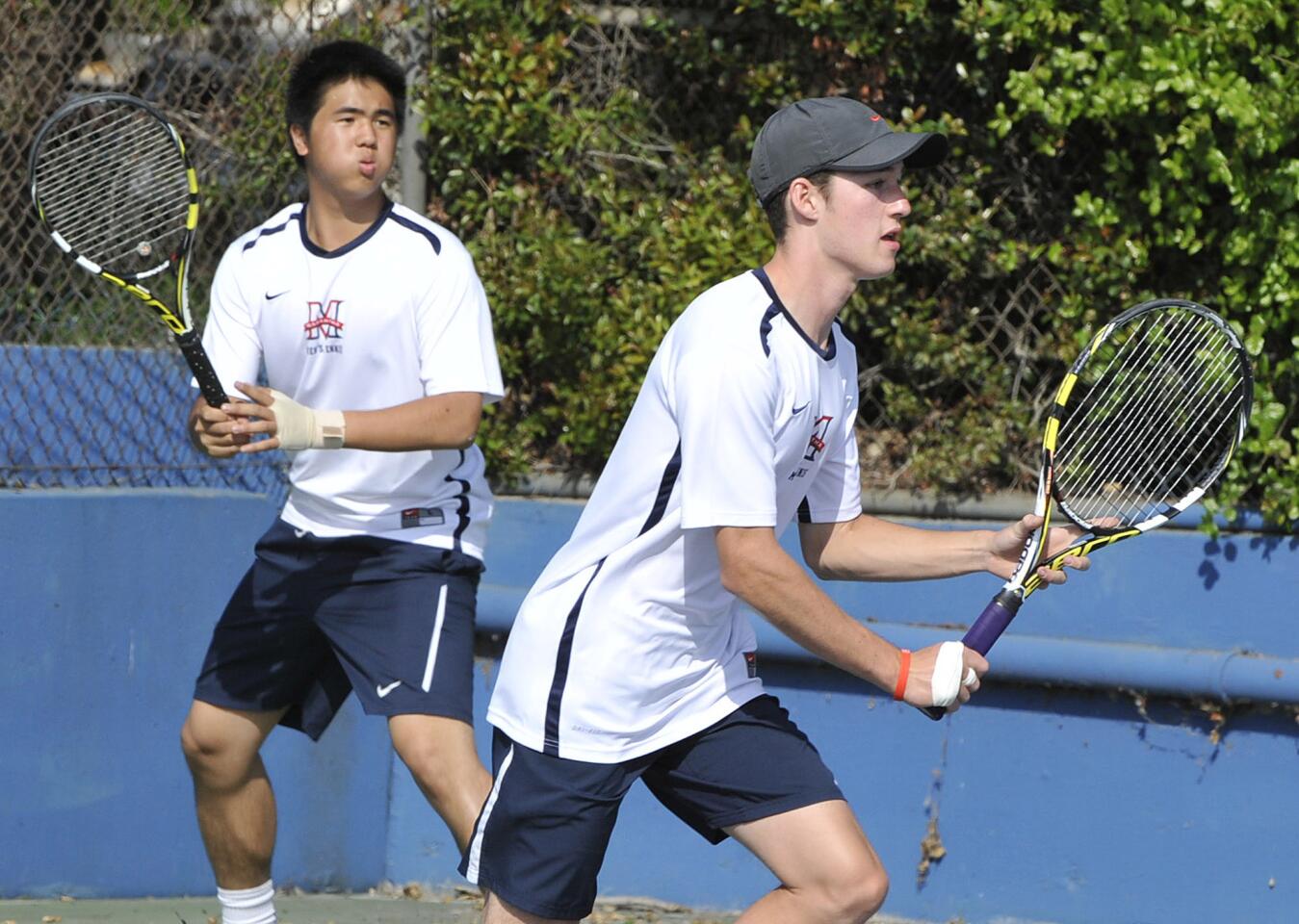 Photo Gallery: Flintridge Prep vs. Maranatha nonleague boys tennis