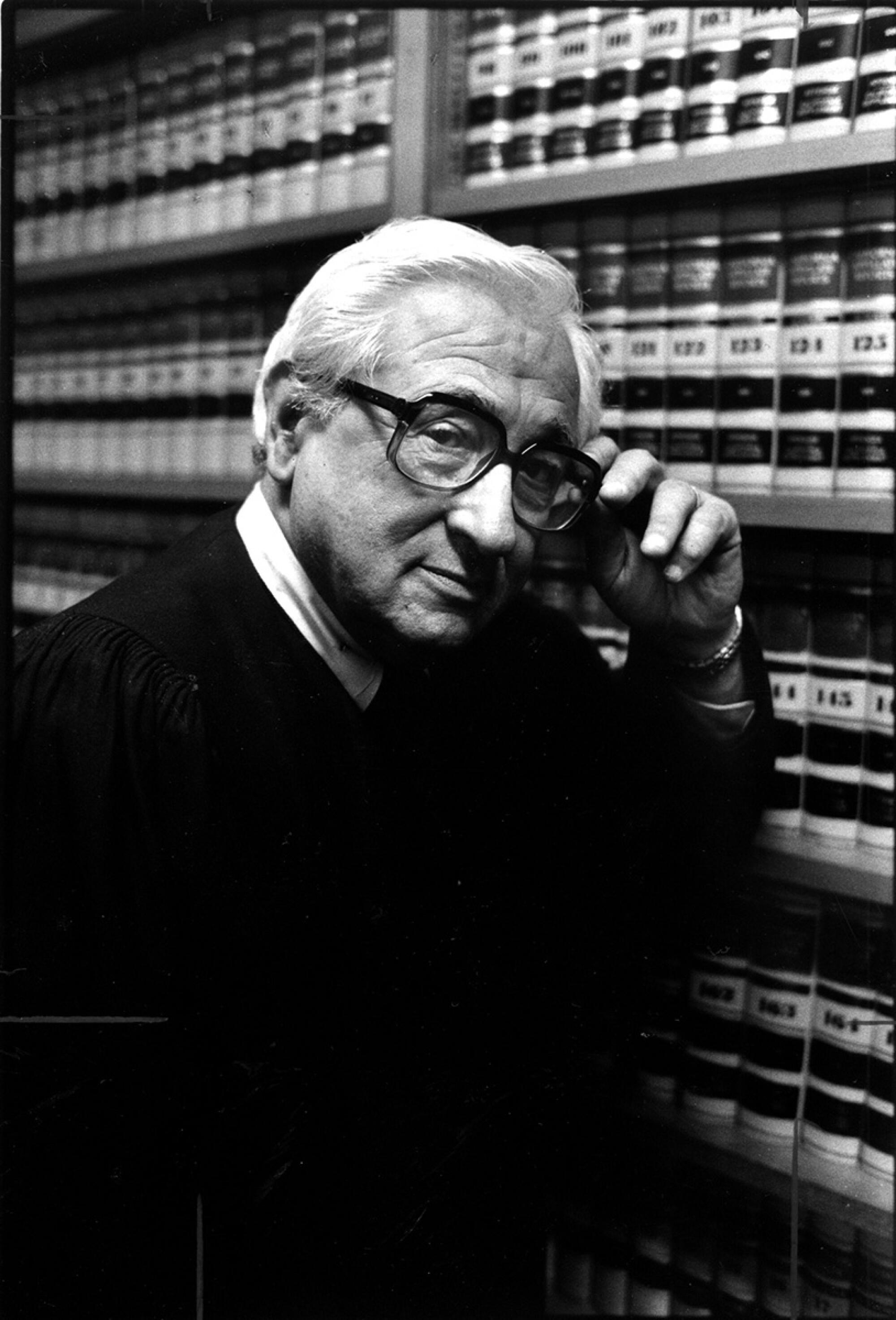The late Jack Tenner, a longtime Los Angeles Superior Court judge.