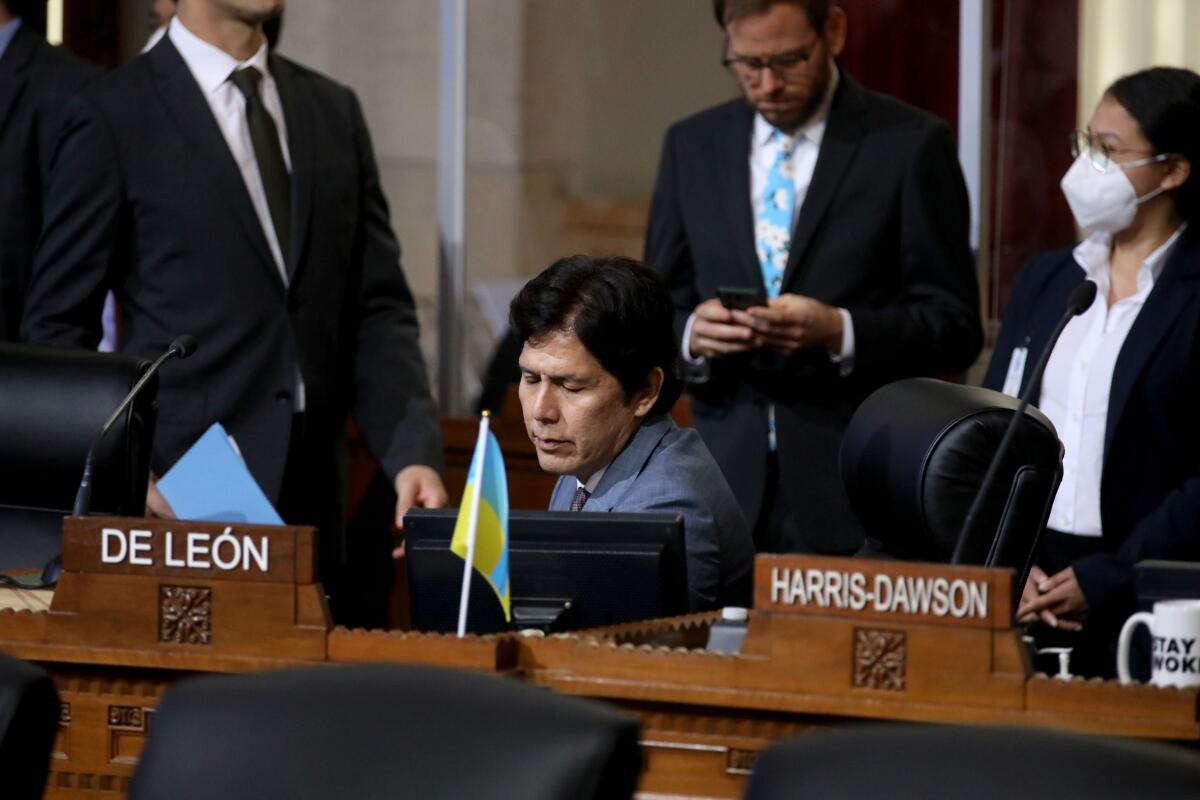 Los Angeles City Councilmember Kevin de León