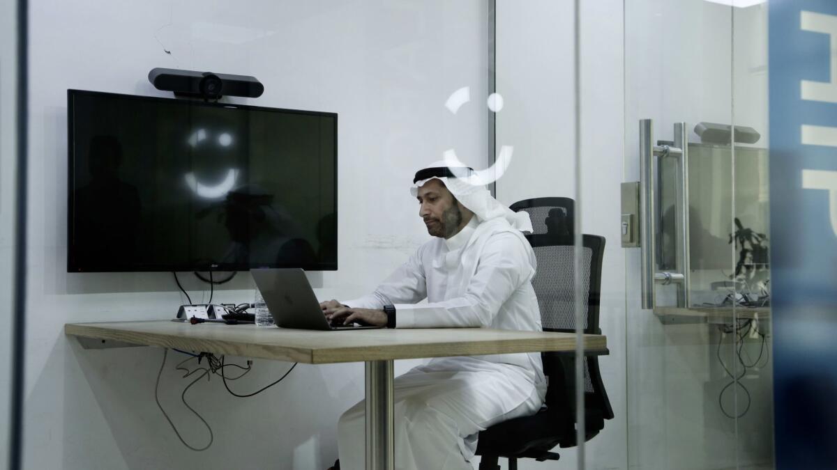 Careem co-founder Abdullah Elyas at the Careem office in Riyadh, Saudi Arabia.