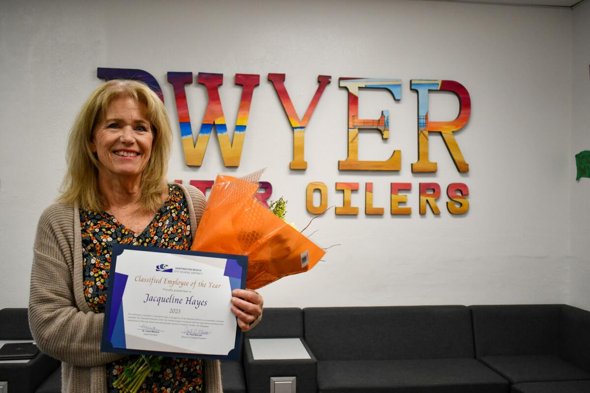 Jacqueline Hayes is a school registrar at Dwyer Middle School.