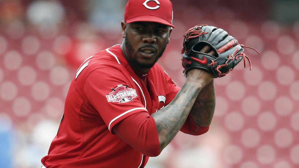 Cubs trade elite prospect to get elite pitcher (Aroldis Chapman). Will the  Dodgers do the same? - Los Angeles Times