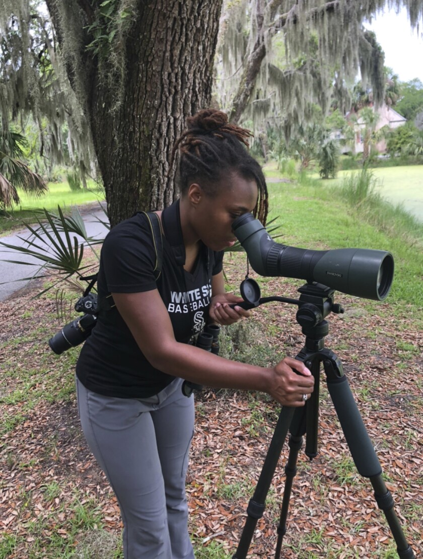 Conservation biologist Deja Perkins