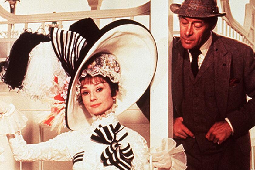 My Fair Lady, Movie: Audrey Hepburn and Rex Harrison.