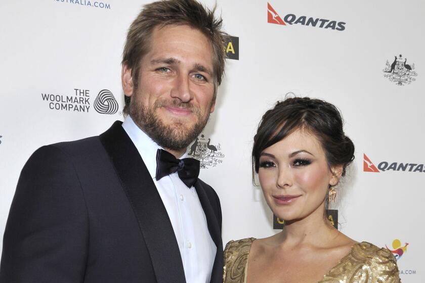 Curtis Stone and Lindsay Price attend the G'Day USA Los Angeles Black Tie Gala at the JW Marriott Hotel at L.A. Live on Jan. 11.