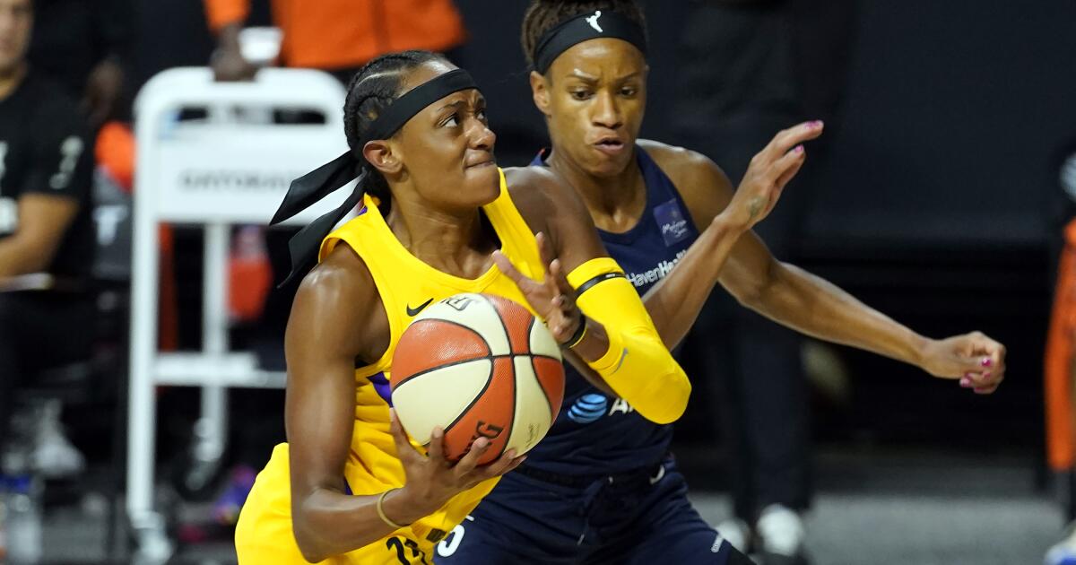 Sparks guard Brittney Sykes chosen to WNBA all-defensive team - Los Angeles  Times