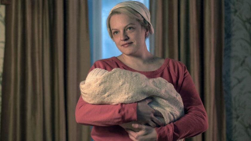 Elisabeth Moss stars in "The Handmaid's Tale," which Hulu says is its most popular show.