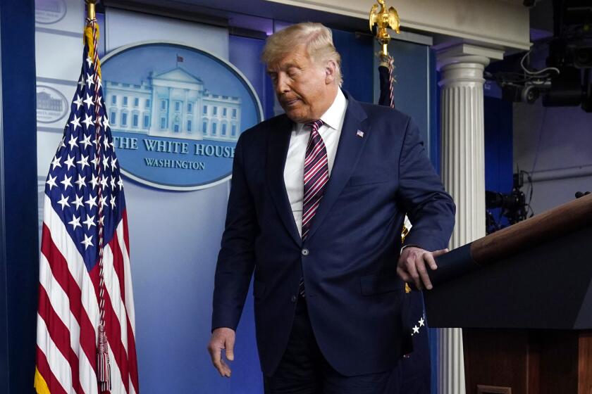 El presidente Donald Trump en la Casa Blanca en Washington el 5 de noviembre del 2020. (AP Photo/Evan Vucci)