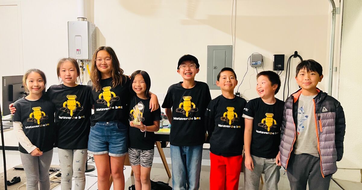 Metaverse Bots team of local students wins FLL competition