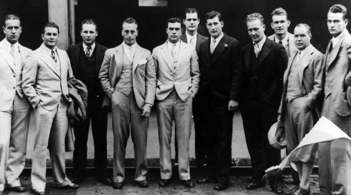 Men in suits in 1929