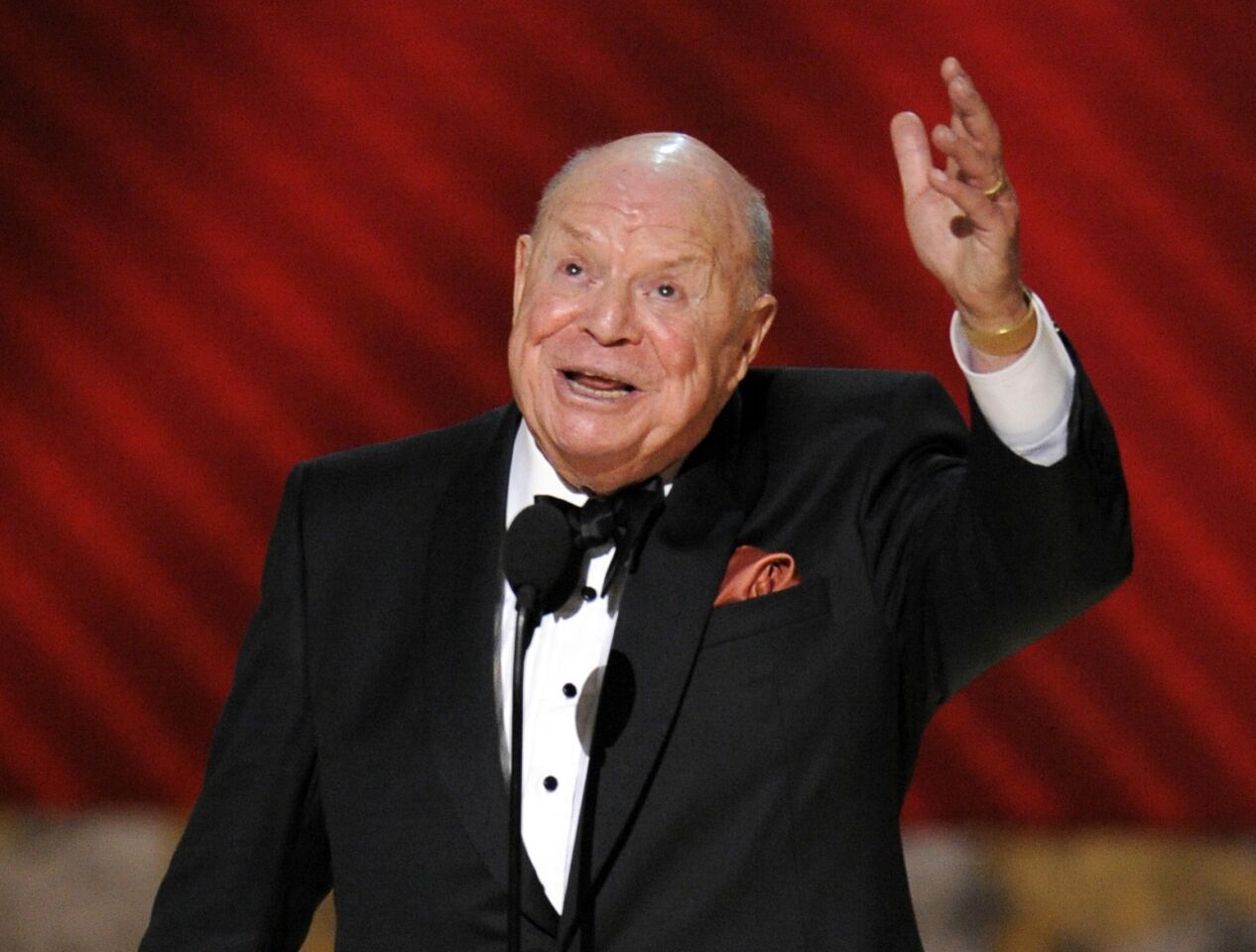 Rickles won an Emmy for performance in a variety or music program for "Mr. Warmth: The Don Rickles Project" at the 60th Primetime Emmy Awards in Los Angeles on Sept. 21, 2008.