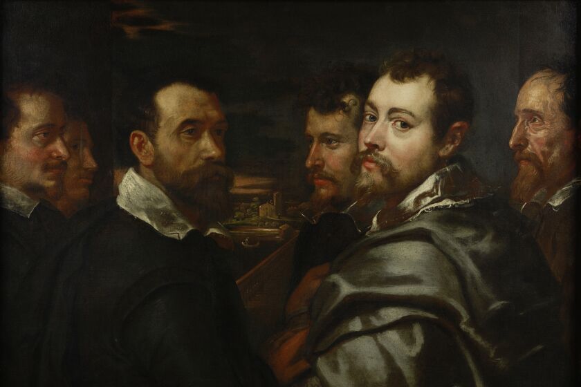 “Self-Portrait with a Group of Friends in Mantua” by Peter Paul Rubens
