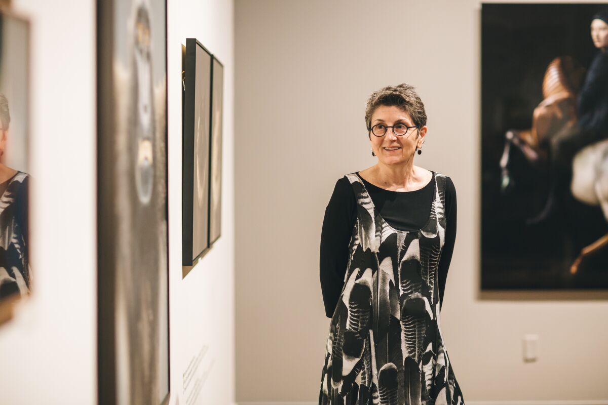 Deborah Klochko at the Museum of Photographic Arts in Balboa Park.
