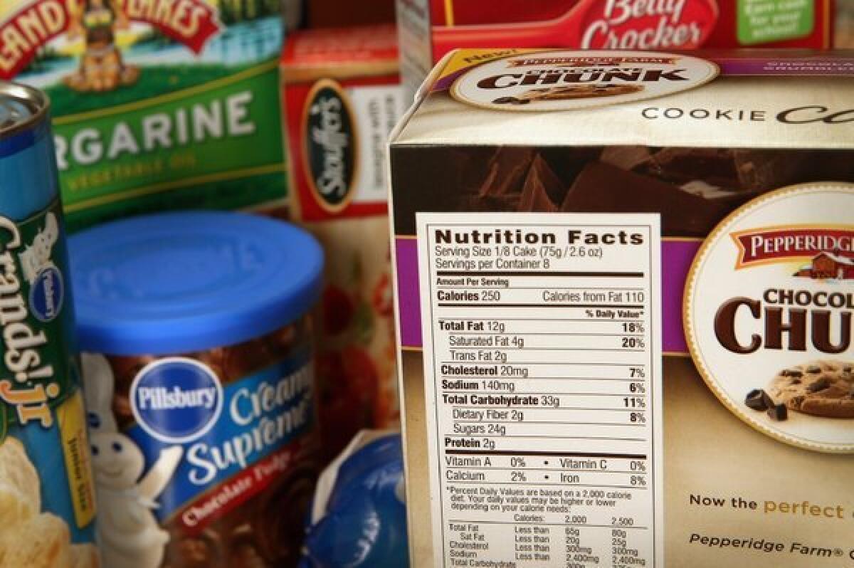Some processed foods that still contain significant amounts of trans fat