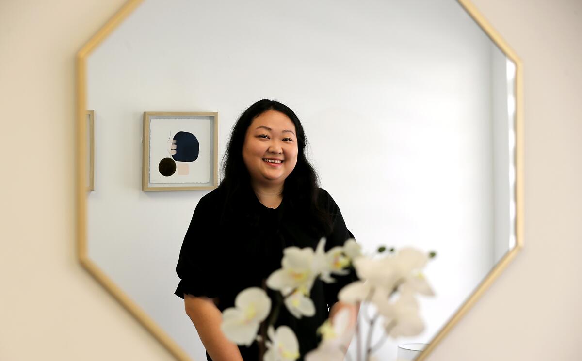 Katherine Yeom is the executive director of Korean American Family Services in Koreatown. 