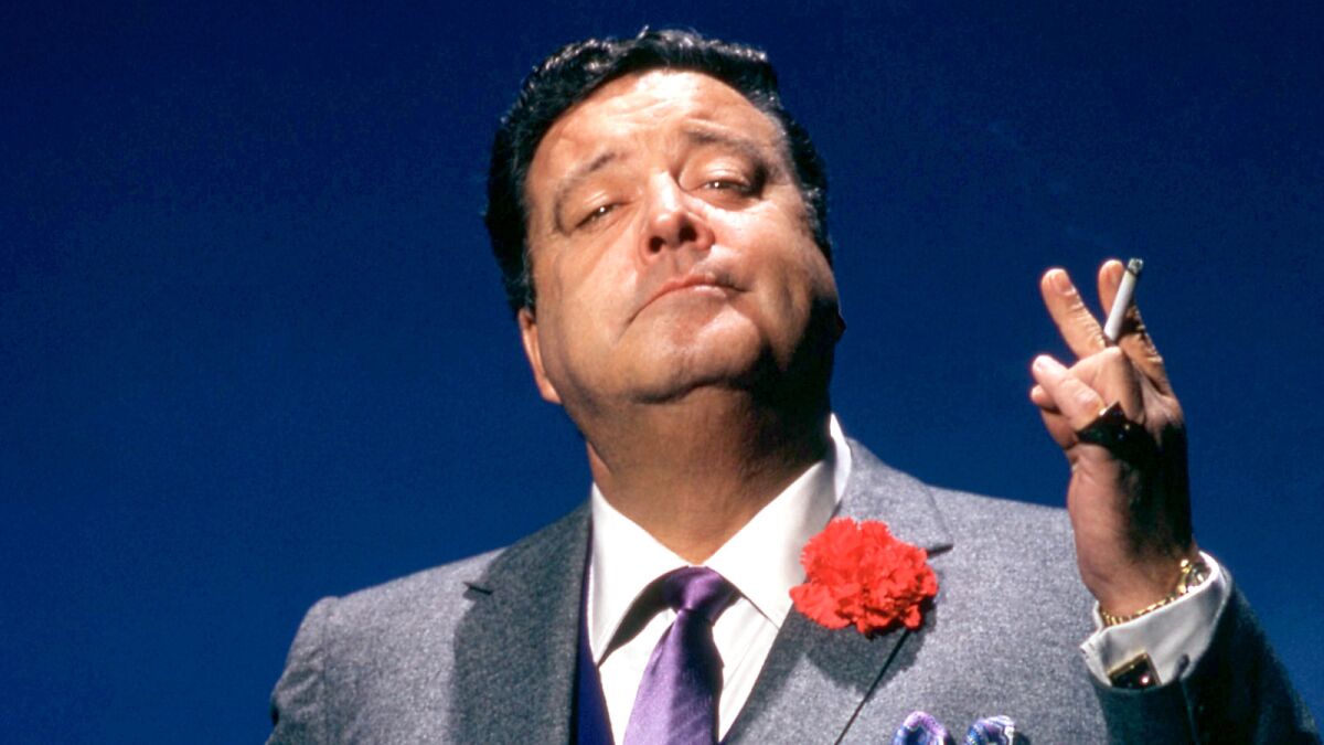 A dapper and supremely confident Jackie Gleason in 1969 after his show had relocated to Miami Beach.