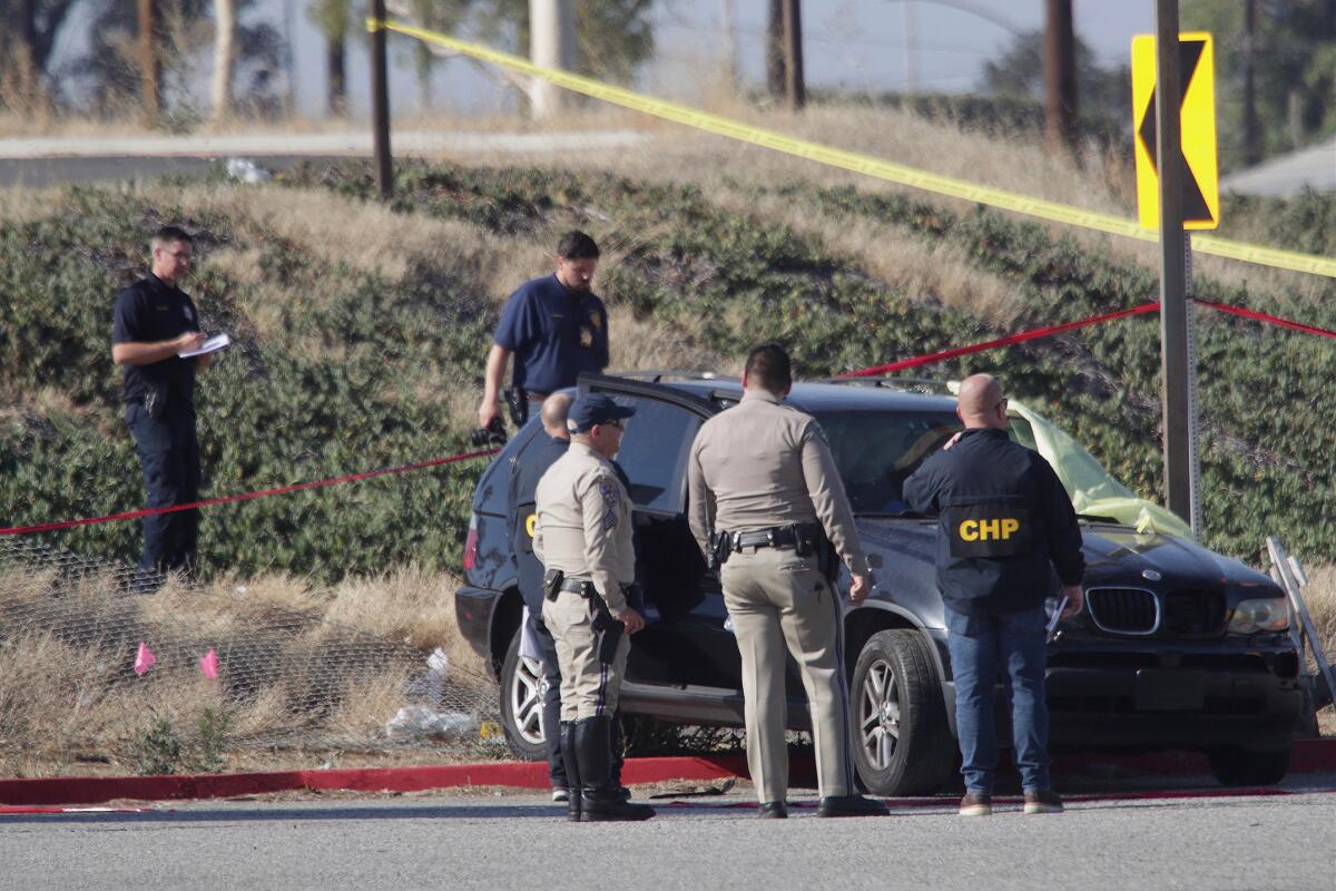 An investigation is underway after a woman was shot and killed while driving on the 710 Freeway.