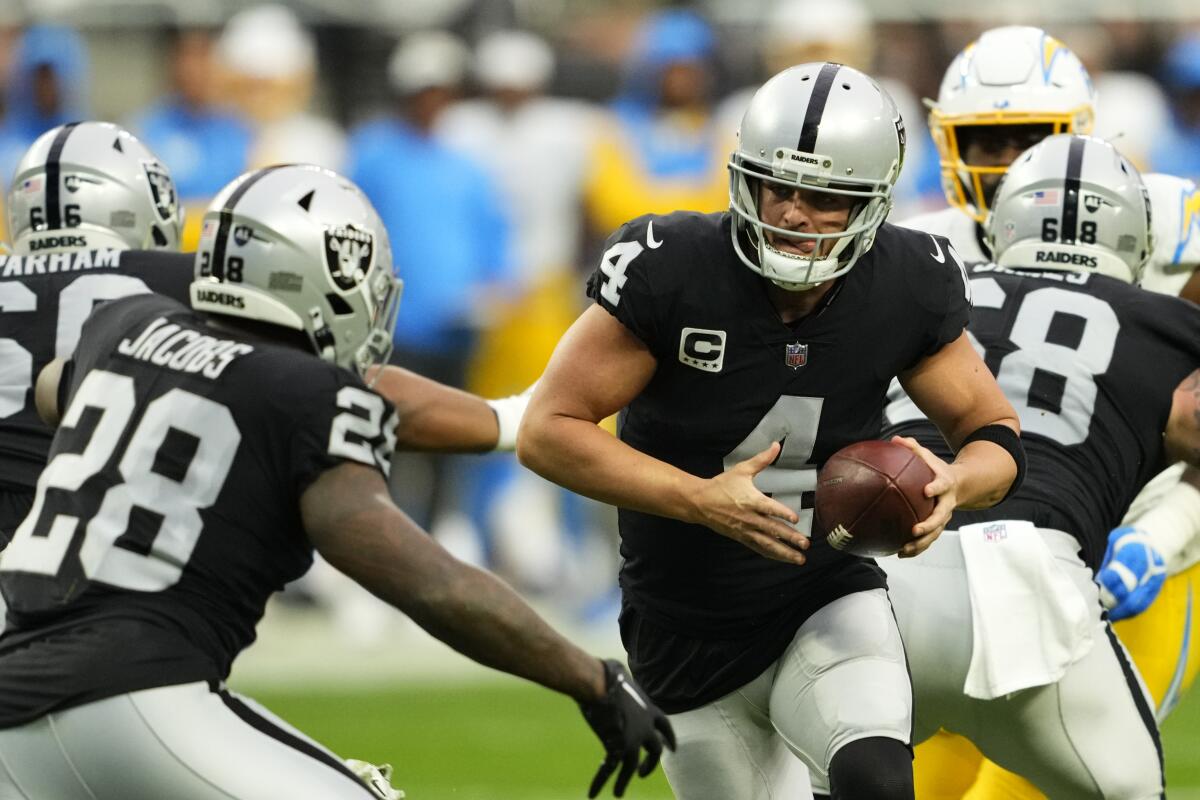 Oakland Raiders edge LA Chargers for second thrilling win in five days, NFL