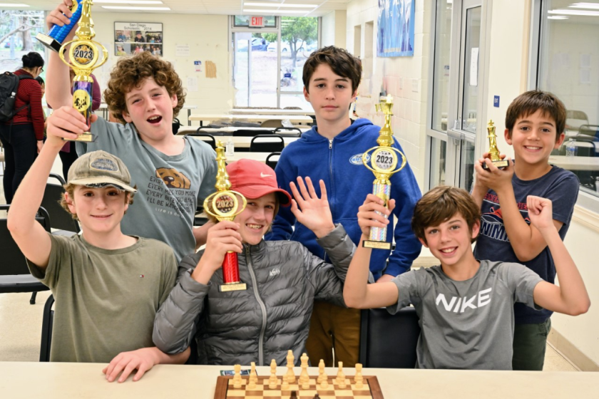 Local chess players celebrate