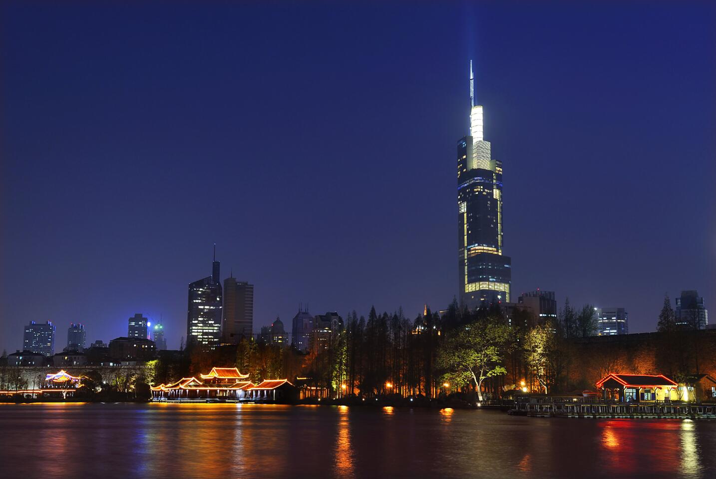 The past is never far from the present in Nanjing, China, a Yangtze River city that was the capital of six imperial dynasties. Zifeng Tower, rising 89 floors, keeps watch.