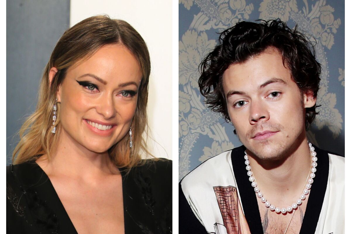 Actress-director Olivia Wilde and singer-actor Harry Styles.