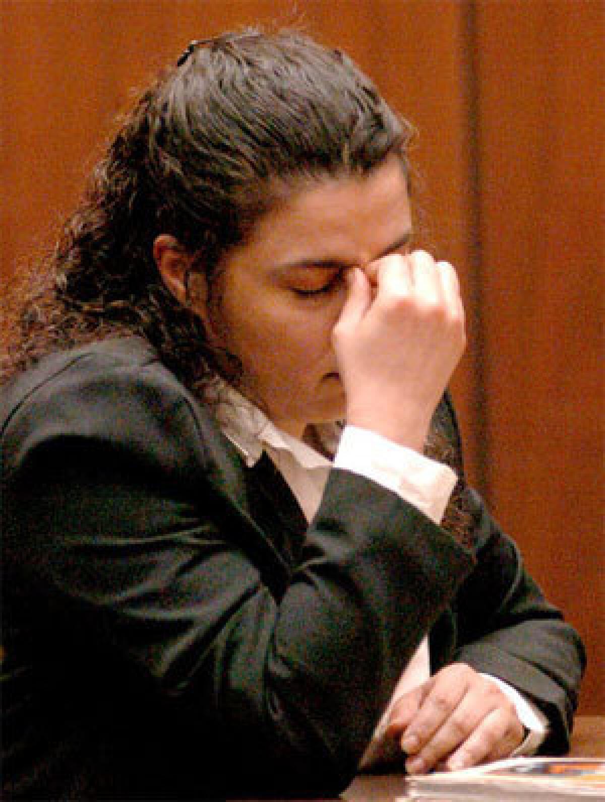 Angelina Rodriguez, shown during her 2004 sentencing for poisoning her husband. The California Supreme Court upheld her death sentence Thursday.