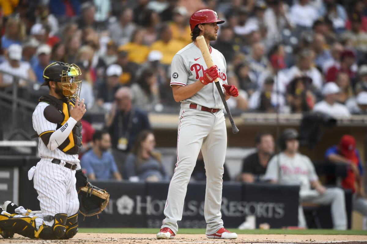 Phillies Vs. Padres: Aaron Nola Hit Hard in Phils' Loss in Game 2