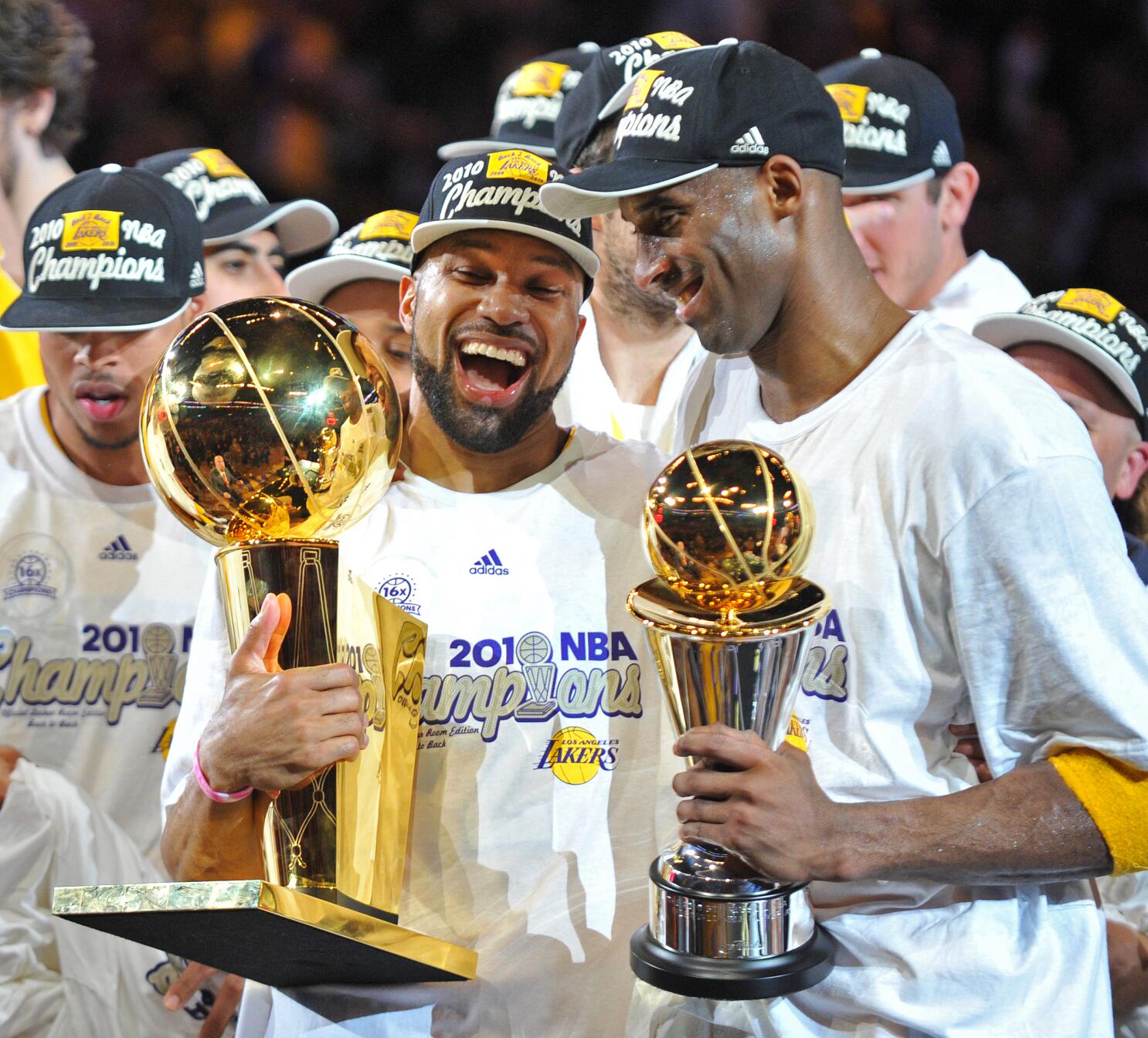 Adidas NBA Los Angeles LA Lakers Kobe Bryant 2009 Championship Hat