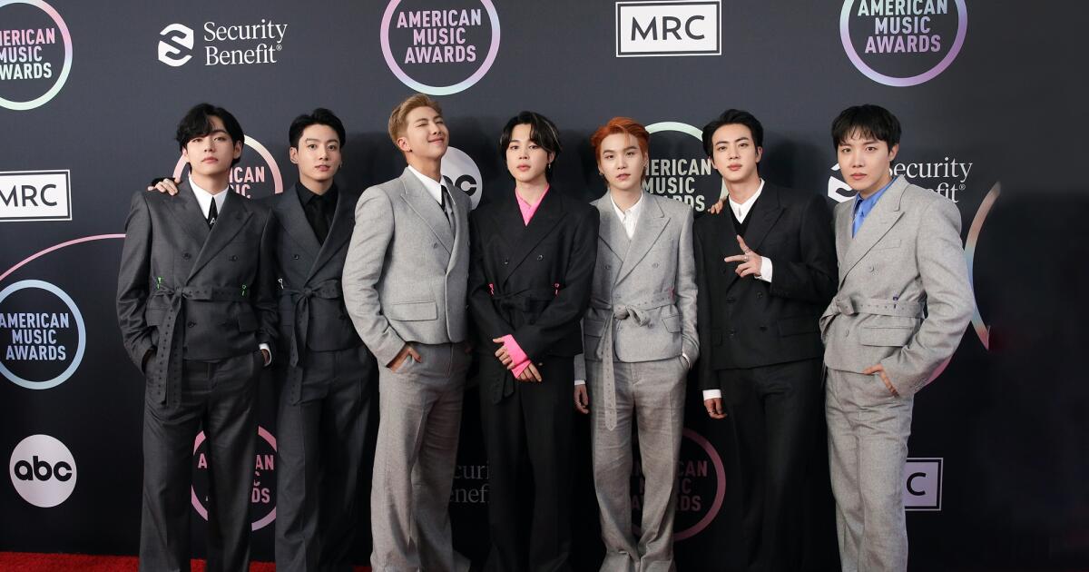 AMAs 2021: How BTS made history with its big wins - Los Angeles Times