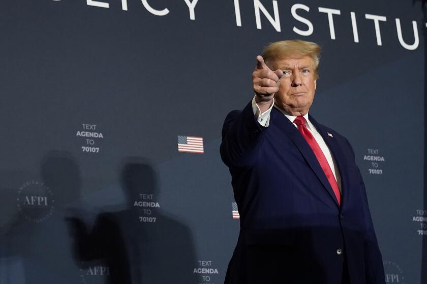 Former President Donald Trump speaks at an America First Policy Institute agenda summit at the Marriott Marquis in Washington, Tuesday, July 26, 2022. (AP Photo/Andrew Harnik)