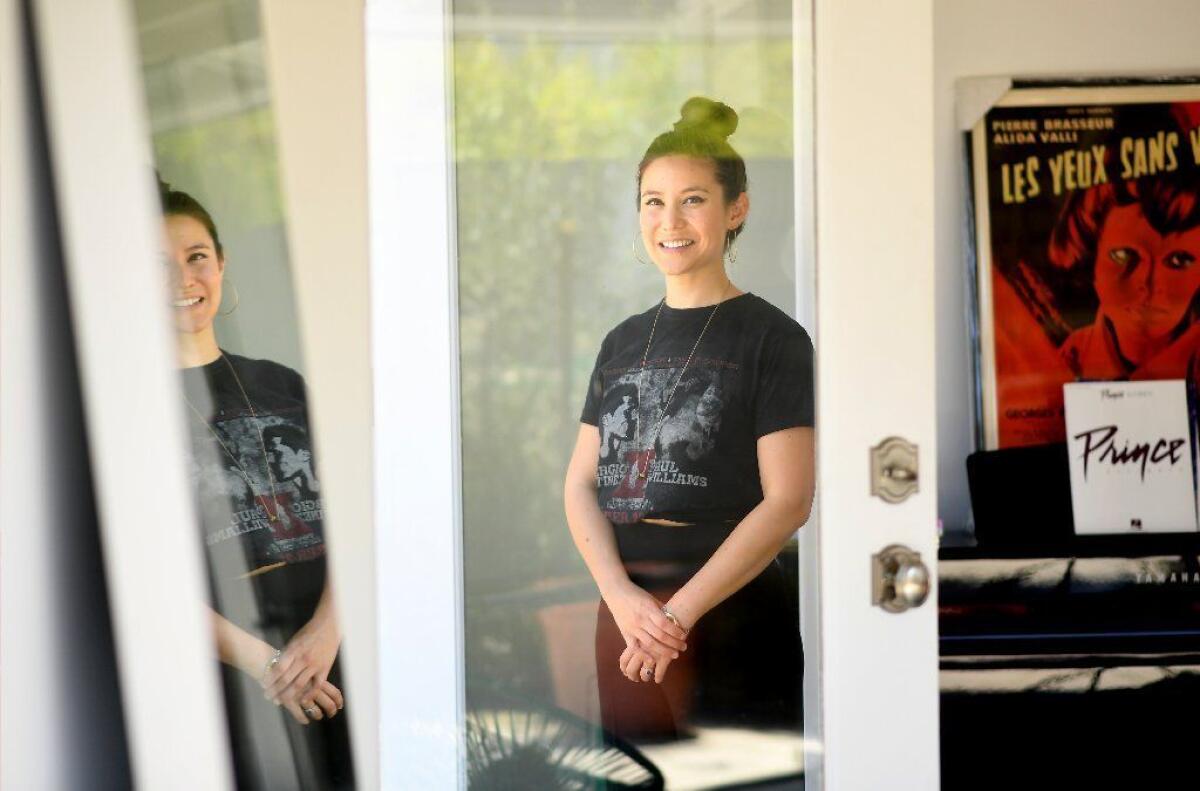 "Bumblebee" screenwriter Christina Hodson photographed at her home in Los Angeles.