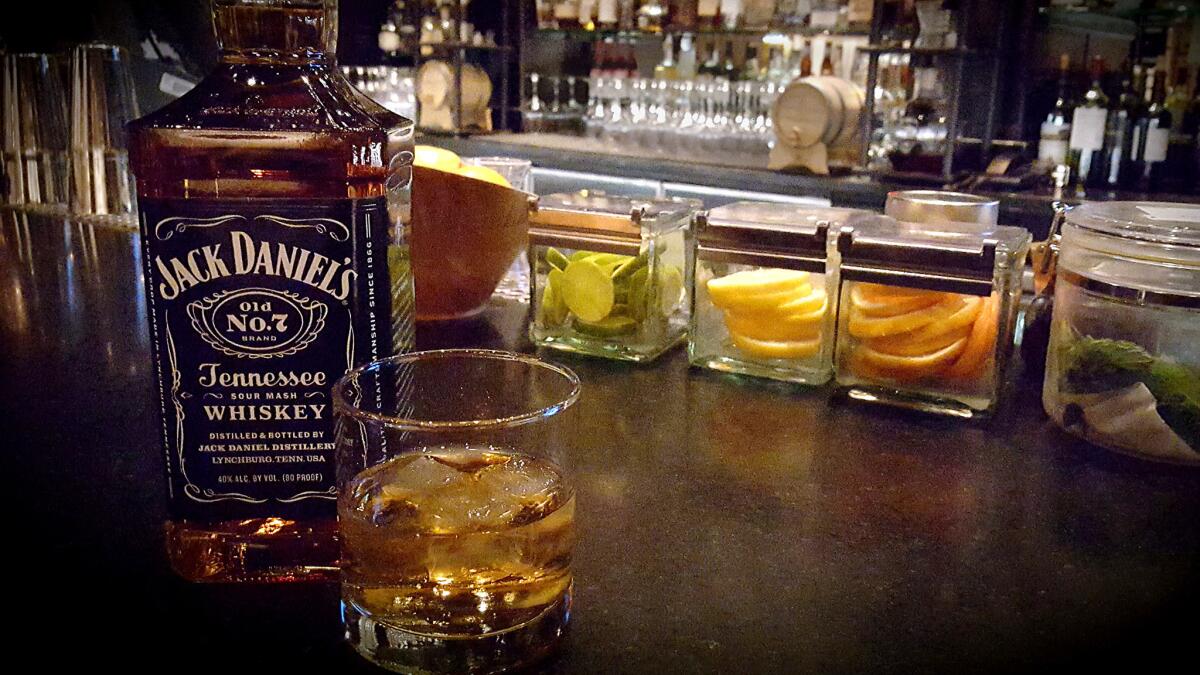 To celebrate the 100th anniversary of his birth, Frank Sinatra's favorite drink, Jack Daniels on the rocks, will be served in a commemorative glass on Dec, 12 at Franklin, the lobby bar inside Delano.