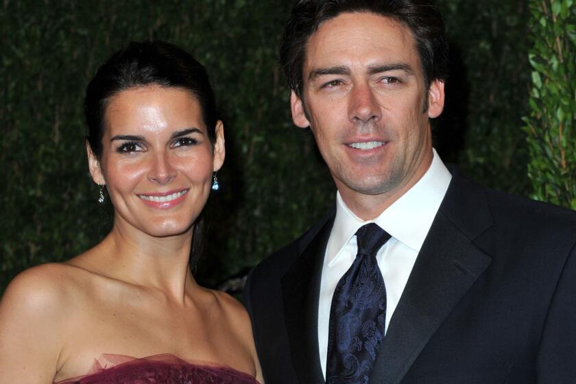 Actress Angie Harmon and former NFL star Jason Sehorn have split up.