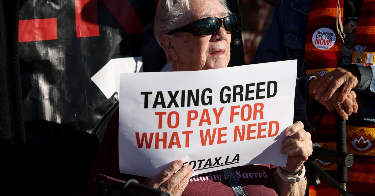 Letters: Wealth taxes have not pushed away California billionaires but Letters: Wealth taxes have not pushed away California billionaires but