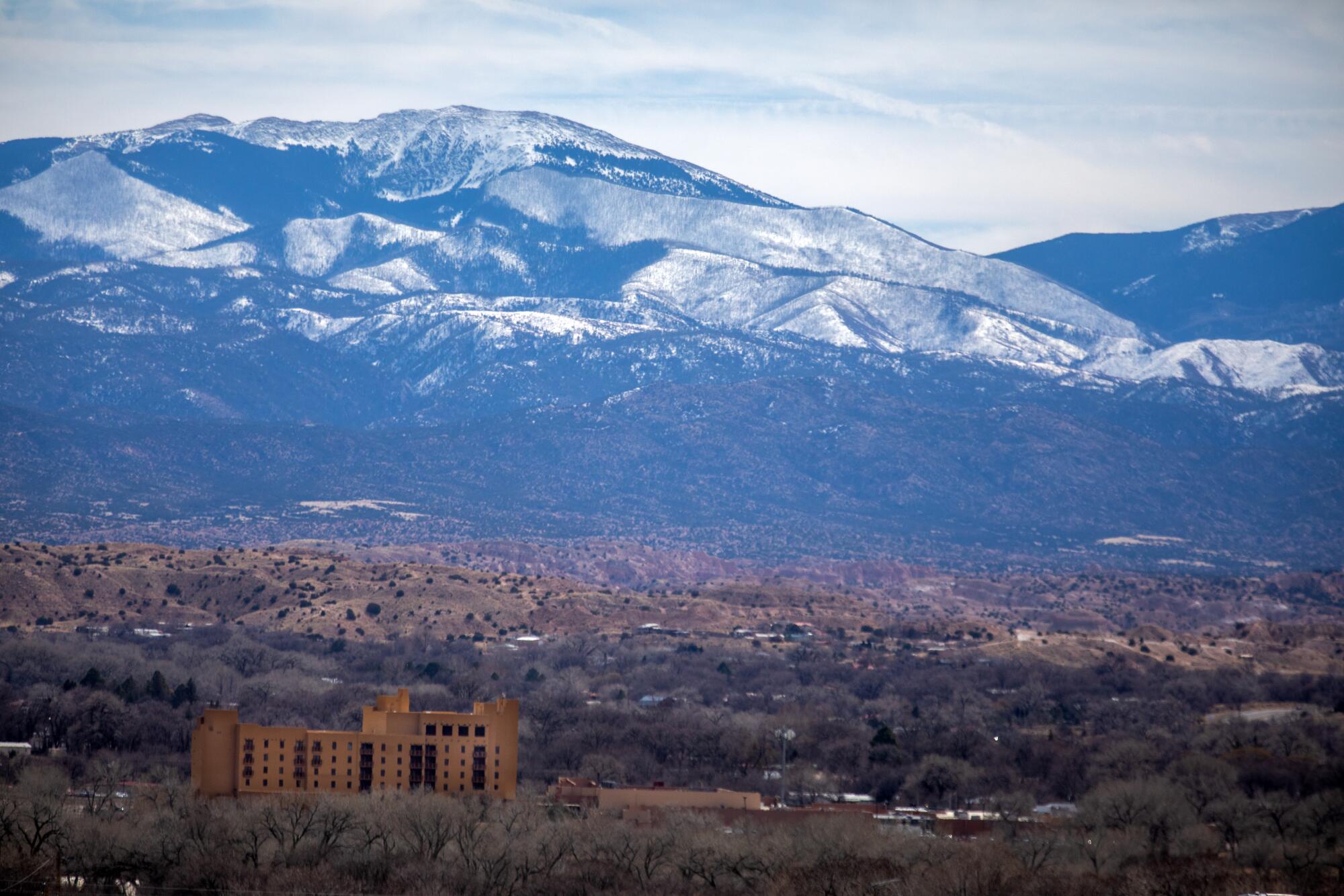 Espanola is located between Santa Fe and Taos, New Mexico on March 9, 2023, 