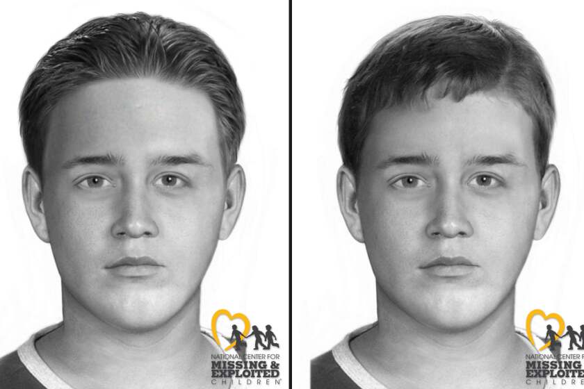 Sketches were released of a male whose body was found in 1996.